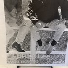 The Green Hornet Tv Stars Bruce Lee   Van Williams Pose On Fence 8x10 Photo