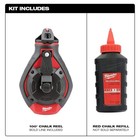 Milwaukee 48-22-3986 100-ft Bold Line Chalk N Reel With 3-oz Red Chalk