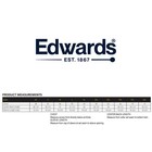 Edwards Garments 3333 Men s 10 Button Short Sleeve Mesh Chef Coat