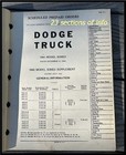 Vintage 1941-1942 Dodge Truck Supplement Parts Manual W-series Power Wagon Mopar