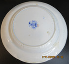 Antique rare opaque Chinese Bird Plate signed 7 1 4 