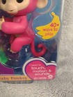 Baby Monkey Interactive Fingerlings Wowwee Bella Pink W yellow Hair  2016