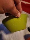 2 Vintage Plastic Margarine Butter Bowls Nu Maid Parkay Cereal Soup Green New