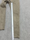 Spanx Pants Womens Small Tan Faux Suede Leggings Pull On High Rise Shaping