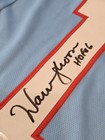 Warren Moon Autographed signed Jersey Jsa Coa Blue Custom Jersey Hof 06