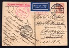 Germany 1929 Airship Zeppelin Postcard To Usa  Posted On Board B  blingen Fllight