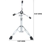 2pack Snare Drum Stand W Sticks Holder Double Braced Tripod Stand Adjustable