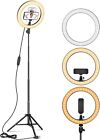 10  Selfie Ring Light With 67  Extended Tripod Stand  Phone Holder
