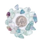 10g Extra Small Tumbled Rainbow Fluorite Gemstone Crystals Gem Chips Craft Rocks