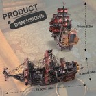 Piececool The Queen Anne   s Revenge Ii Pirate Ship Metal Model Building Toy Set