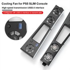 External 3 High Speed Cooling Fan Turbo Cooler For Playstation Ps5 Slim Console