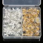 100 Pack Earring Backs Metal Clutch Stoppers With Pads Jewelry Findings