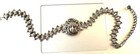 1800   s Art Nouveau Silver Goddess Choker Book Chain Necklace  Rare Find  