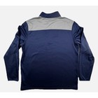 Nfl Team Apparel New England Patriots Quarter Zip Pullover Navy Blue Mens Xl