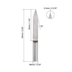 6mm Shank 0 4mm X 60mm 30 Degree Carbide Wood Engraving Bit Cnc Router Tool