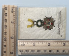 13 Vintage Tobacco Silks Featuring Varying Country s Military Medals G462