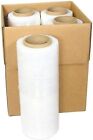 18  X 1500ft 80 Gauge Pallet Wrap Stretch Film Shrink Hand Wrap 1500  4 Rolls