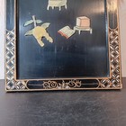 Exquisite Antique Oriental Jade 24  X 10  Wall Hanging