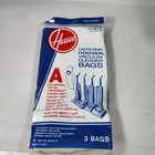 New Hoover Genuine Vacuum Cleaner Bags Type A Upright Cleaners 3 Pack