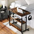 Height Adjustable Standing Desk Laptop Computer Table With Charging Station