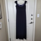 Vtg Scott Mcclintock Petites Maxi Dress Velvet Size 4 Regent Goth Whimsigoth