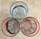 Vintage Kentucky Derby Horse Racing Glasses Set 127th 128th 129th Churchill Down
