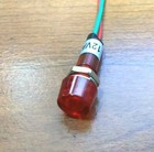 Bbt 12 Volt Ac dc Waterproof Red Led Hi-profile Indicator Light