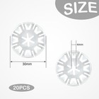 20pcs Car Heat Shield Clips Exhaust Heat Shield Clips Underbody Heat Shield Fast