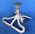 Vintage 1920 s The Ross Brass Sprinkler Lawn Yard Cast Iron Base   Pasadena Ca