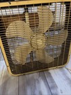 Vintage Lakewood 20   Box Fan Brown Model  3 Speed Look Free Ship Tested Read
