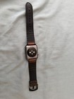 Apple Watch  original  Space Gray Aluminum 42mm With Leather Band  series 0 