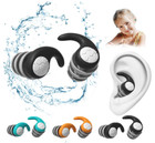 Family Pack Swimming Ear Plugs - 3 Pairs Silicone Waterproof Earplugs - 2 Adult