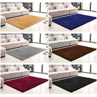 Shaggy Fluffy Area Rug Silky Thick Soft Rugs Anti-skid Floor Room Carpet Mat