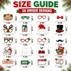 Christmas Decorations - 38pcs Christmas Photo Booth Props Kit Christmas Party Su