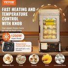 Vevor Commercial Food Warmer Display 5-tier Food Steamer Buns Warmer Electric