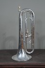 Vintage Getzen Baritone Deluxe Horn Bugle Single Valve Antique Ludwig Mouthpiece