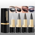 4-pack Gel Eyeliner Pencils Long-lasting Waterproof Black Brown Eye Makeup