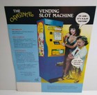 Bell-a-matic Peanuts Vending Slot Machine Paper Flyer Original Promo Art Sheet