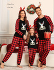 Family Christmas Pjs Matching Sets Holiday Sleepwear Xmas Jammies For Kids   Adu