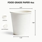 Espresso To Go Cups  200 Count  Disposable Paper Cups  Travel Cups  4oz Paper   