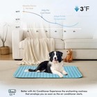 Blue Cooling Sleeping Pad 28 X 22 Inch Water Absorption Portable