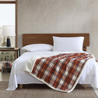 - Blanket  Soft Reversible Sherpa   Brushed Fleece Bedding  Perfect For Lounging