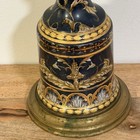 Antique S  vres Style 23  Cobalt Blue Porcelain Urn Vase Gilt Bronze Mounts Frenc