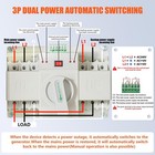 Upgraded Automatic Transfer Switch For Generator  100 Amp Dual Power Transfer   