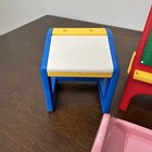 Little Tikes Vintage Dollhouse Furniture Desk Easel Crib Stroller Baby Lot Set