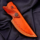 Custom Hand Made Cow Leather Sheath Cover For Fixed Blade Knife 2723