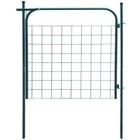 Garden Fence Gate 39 4 x39 4  Fencing Door Barrier Anthracite green Vidaxl 