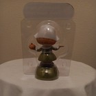 Solar Dancing Thanksgiving Autumn Fall Pilgrim Girl Bobble Head Sun Catcher New