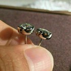 2 5ct Lab-created Diamond Solitaire Bezel Set Stud Earrings 925 Sterling Silver