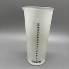 Gay Fad Frosted Bar Mixer Glass Cocktail Pitcher Measuring Cup 22 Oz Vintage
